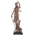 Justitia - bronz szobor márványtalpon képe